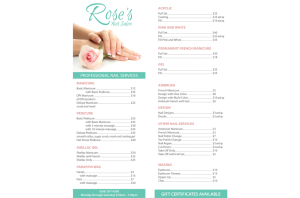 Rose’s Nail Salon – S3 Media